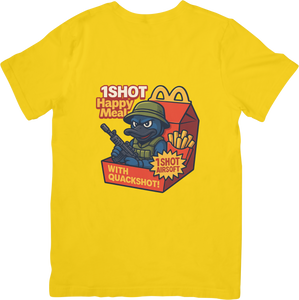 1 Shot Airsoft “Tactical Happy Meal” Tee